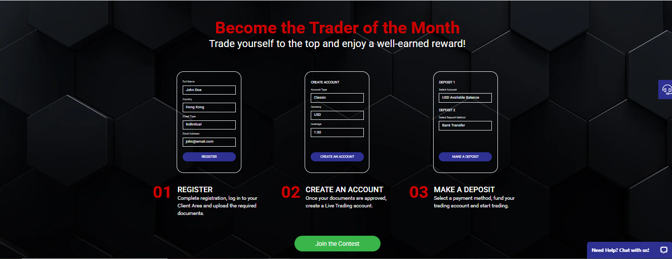 Become the Trader of the Month
